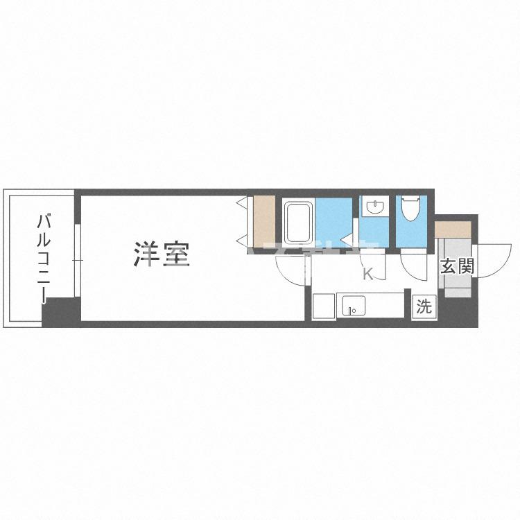 2階の間取り図