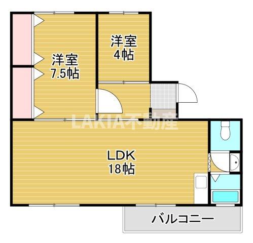 3階の間取り図