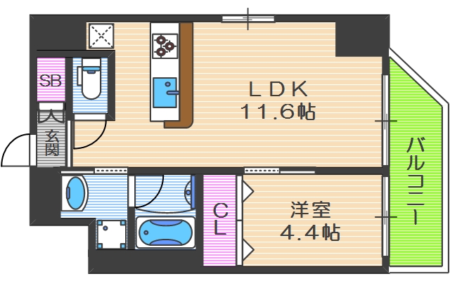 5階の間取り図