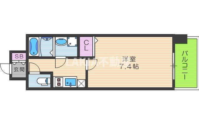 6階の間取り図