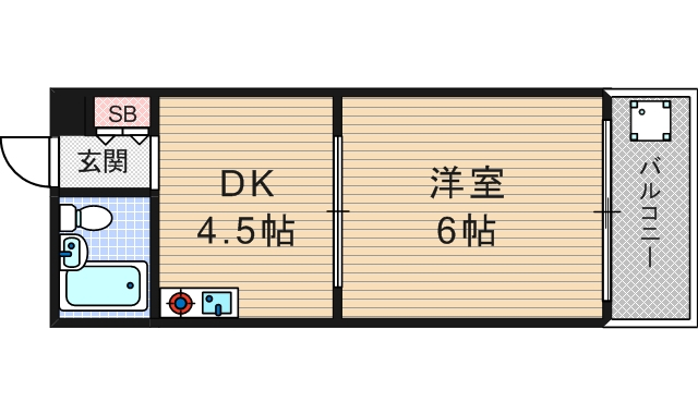 9階の間取り図