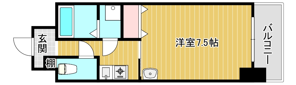6階の間取り図