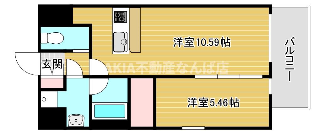 4階の間取り図