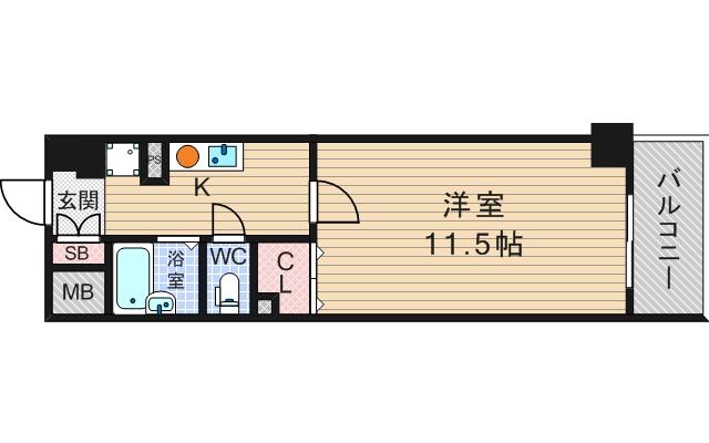2階の間取り図