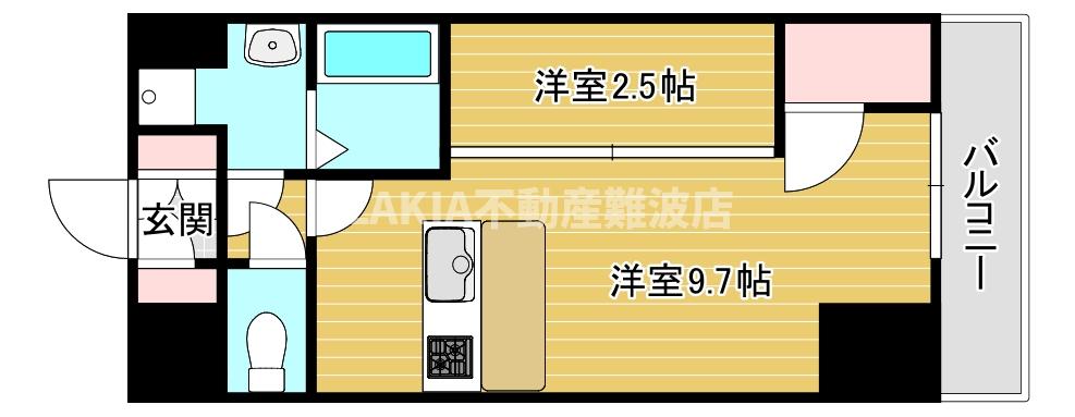 8階の間取り図