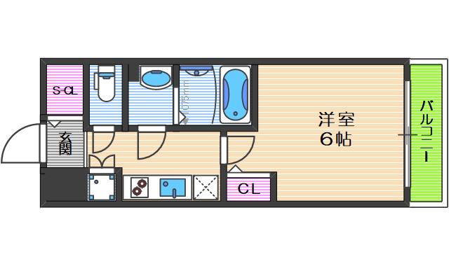 2階の間取り図