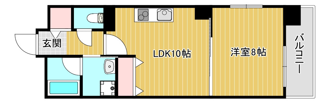 8階の間取り図