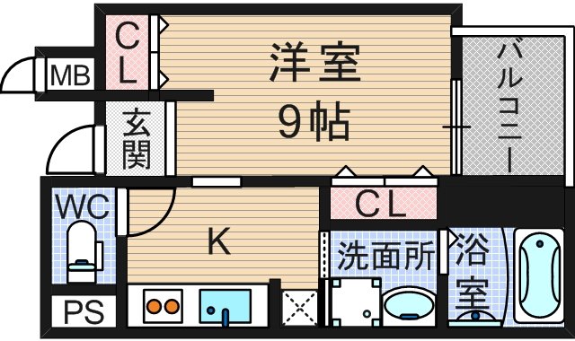 5階の間取り図