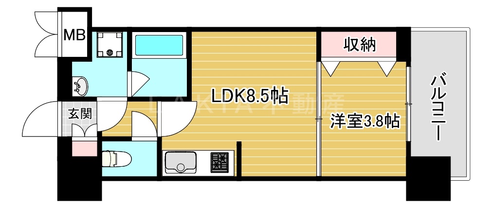 5階の間取り図