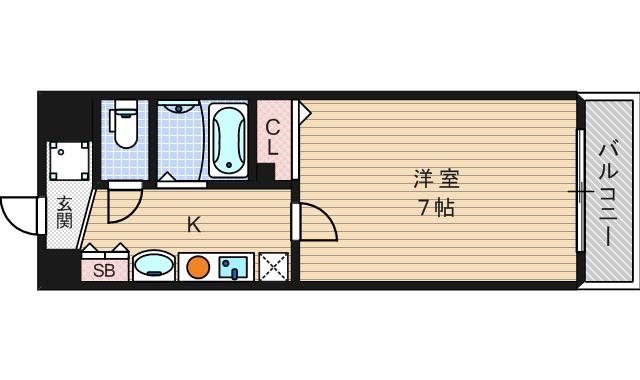 6階の間取り図
