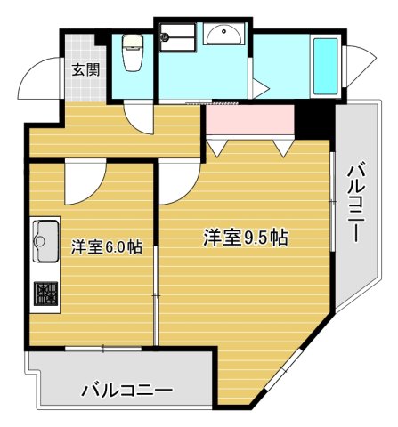 4階の間取り図