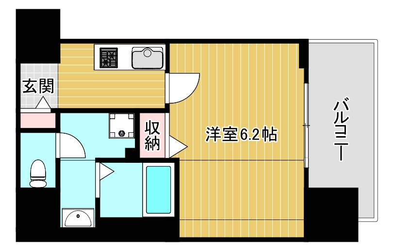 6階の間取り図