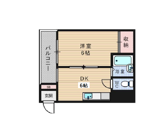 2階の間取り図