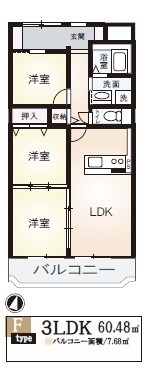 7階の間取り図