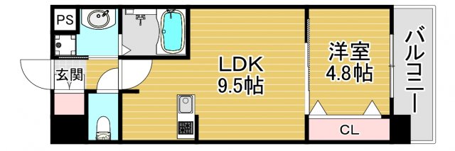 2階の間取り図