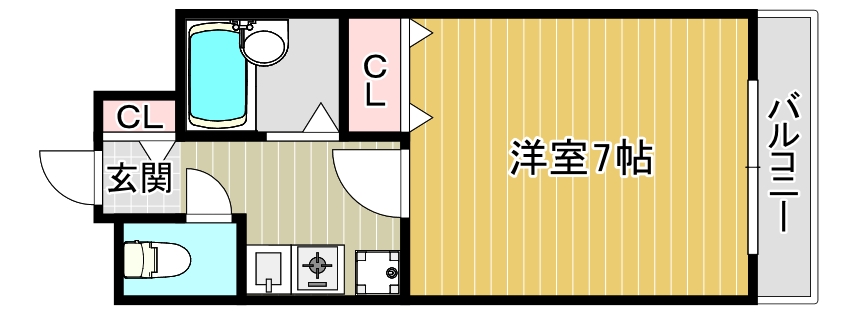 2階の間取り図