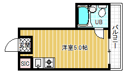 2階の間取り図