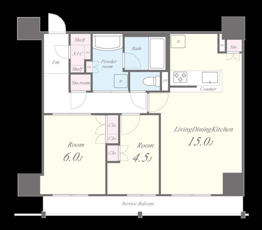 27階の間取り図