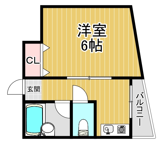 2階の間取り図