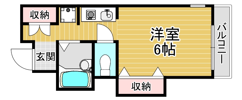 4階の間取り図