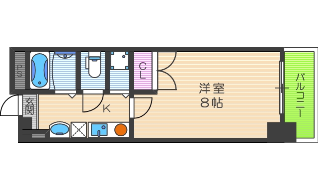 4階の間取り図