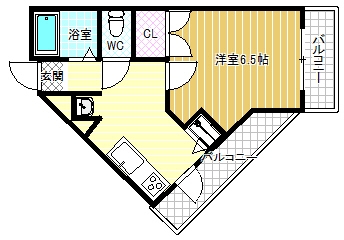 6階の間取り図