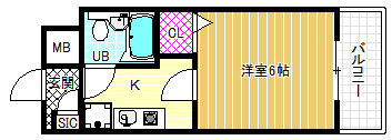 3階の間取り図
