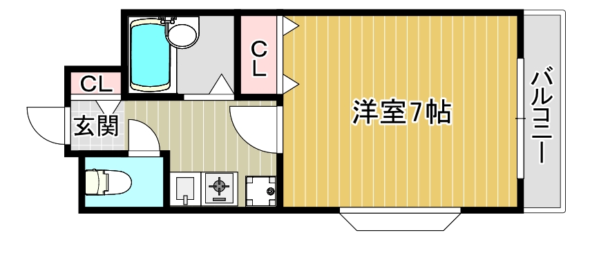 1階の間取り図