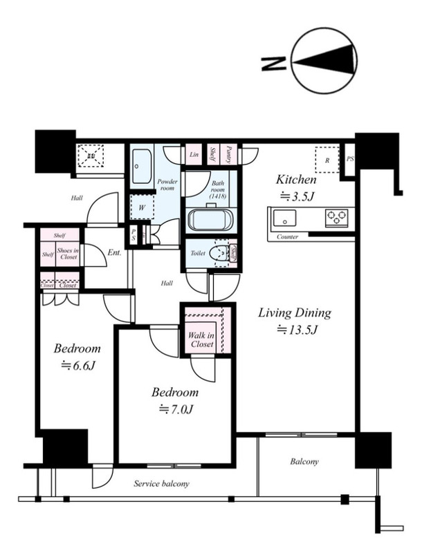26階の間取り図