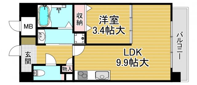7階の間取り図