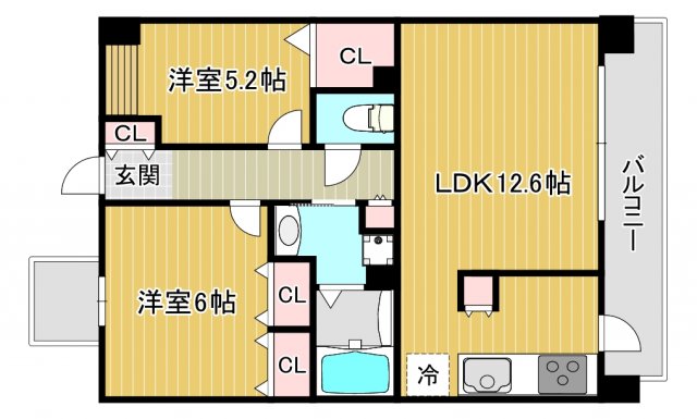 3階の間取り図