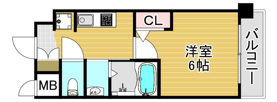 4階の間取り図