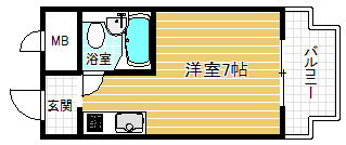 5階の間取り図