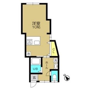 2階の間取り図