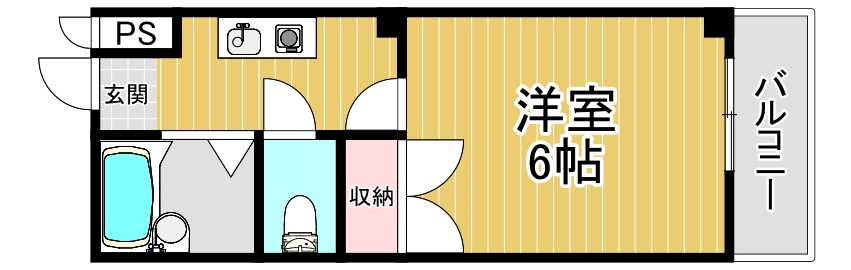 4階の間取り図