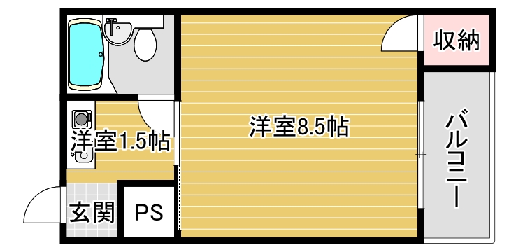 2階の間取り図