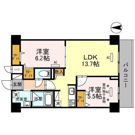3階の間取り図