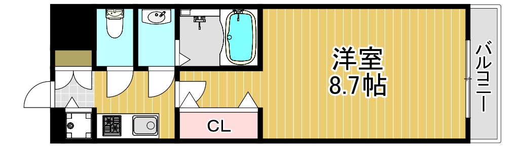 3階の間取り図