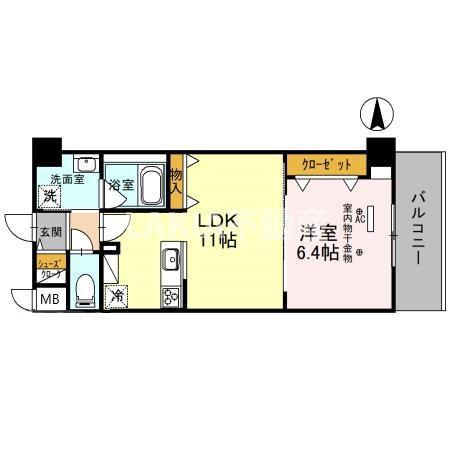 1階の間取り図