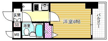 6階の間取り図