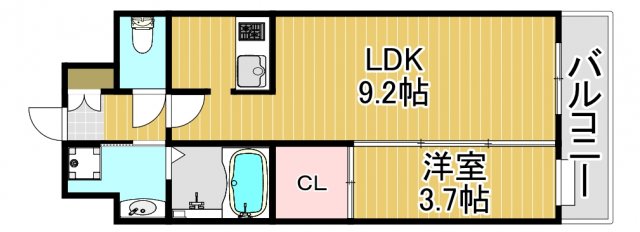 7階の間取り図