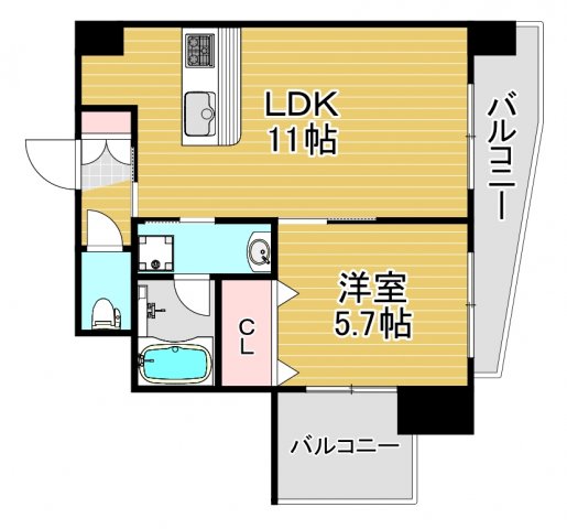 3階の間取り図