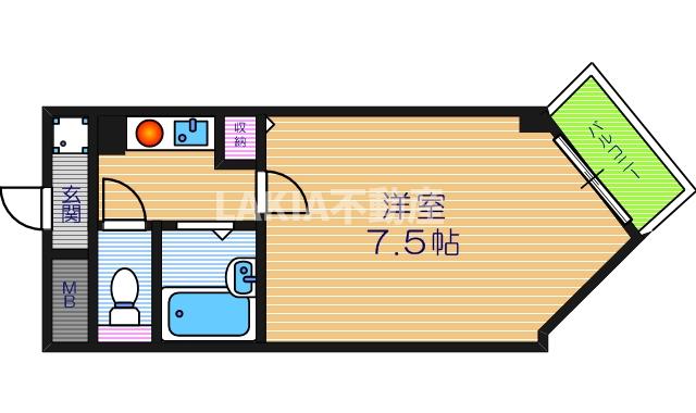 8階の間取り図