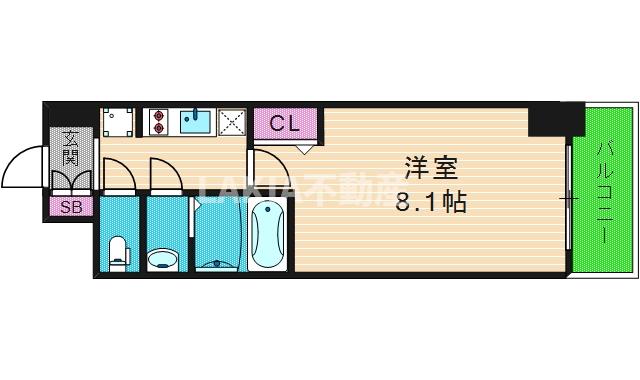 4階の間取り図