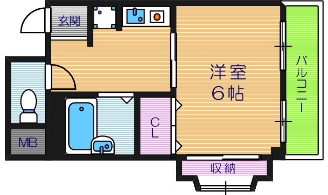 4階の間取り図