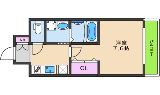 9階の間取り図