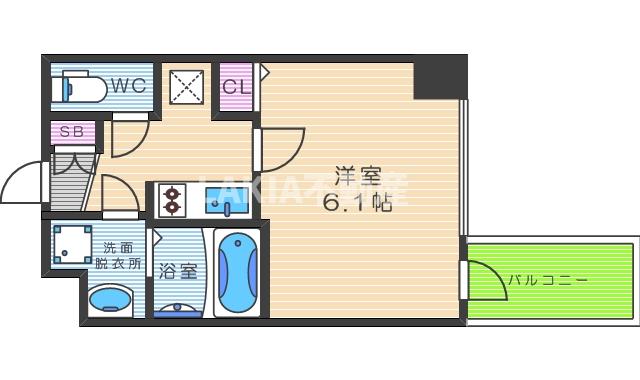 5階の間取り図