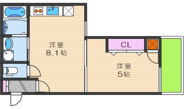 3階の間取り図