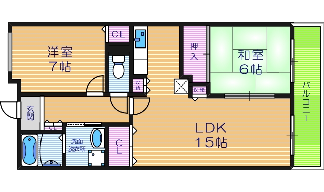 9階の間取り図