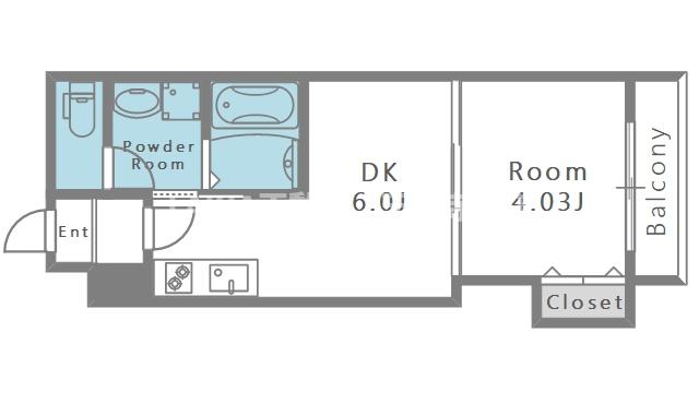 4階の間取り図